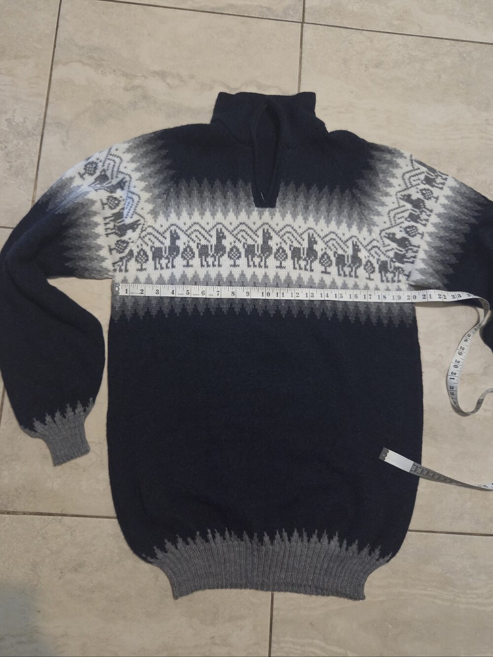 Alpaca Wool Sweater from Bolivia